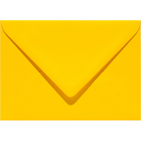 Enveloppe Papicolor EA5 156x220mm jaune paquet 6 pièces