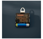 Horloge murale Leitz Cosy en verre gris