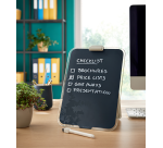 Desktop Flipover aus Glas Leitz Cosy