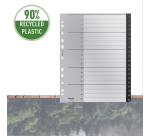 Leitz Recycle A4 Dividers 11 Holes 1-20 Extra Large PP