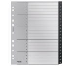 Leitz Recycle A4 Dividers 11 Holes 1-20 Extra Large PP