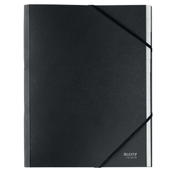 Leitz Recycle Sorter 12 black cardboard tabs