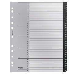 Leitz Recycle A4 11-Hole 1-31 Extra Large PP Dividers