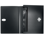 Projectmap Leitz Recycle A4 5-vaks PP zwart