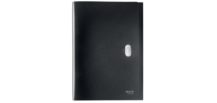 Projectmap Leitz Recycle A4 5-vaks PP zwart