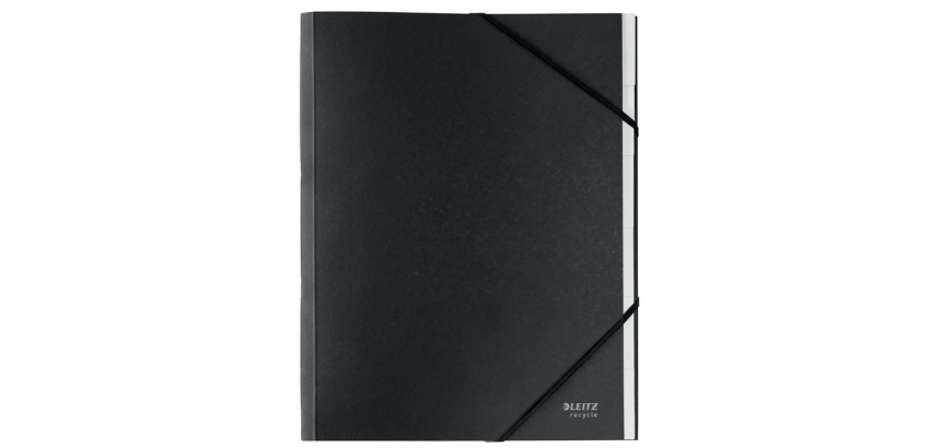 Leitz sorter Recycle 6 tabs black cardboard
