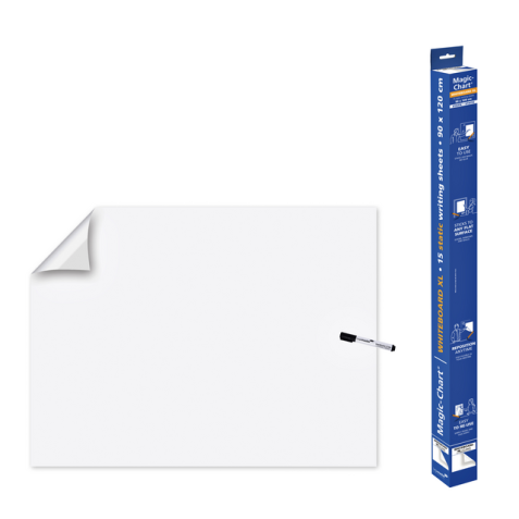 Magic-Chart Legamaster tableau blanc XL 900x1200mm blanc 15 feuilles