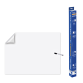 Magic-Chart Legamaster tableau blanc XL 900x1200mm blanc 15 feuilles