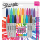 Viltstift Sharpie rond Color Burst Eclat fijn assorti blister à 24 stuks