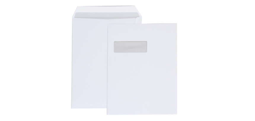 Office Envelope 229x324 C4 Self-adhesive left window 120g