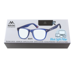 Lunettes de lecture Montana filtre lumière bleue +2.00 bleu
