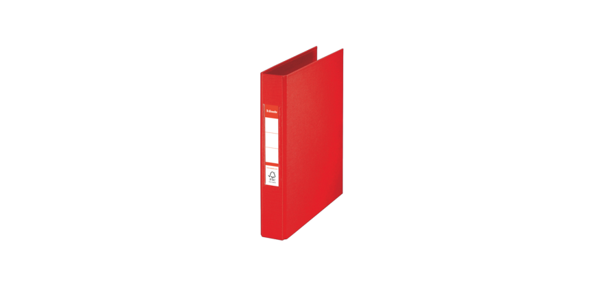 Esselte VIVIDA Binder A5 2 O-Mechanical Rings 25mm PP Red