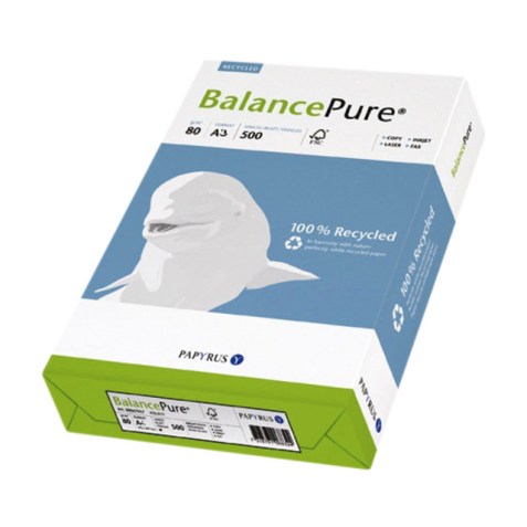 Kopieerpapier Balance Pure A3 80gr wit 500vel