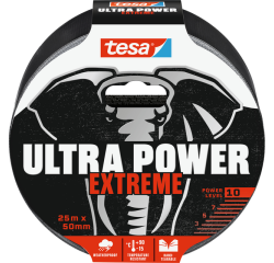 Ruban de réparation tesa Ultra Power Extreme repair 25mx50mm noir
