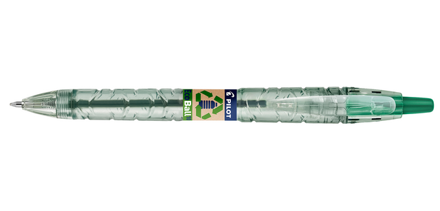 PILOT B2P Begreen EcoBall Ballpoint Pen Medium Green