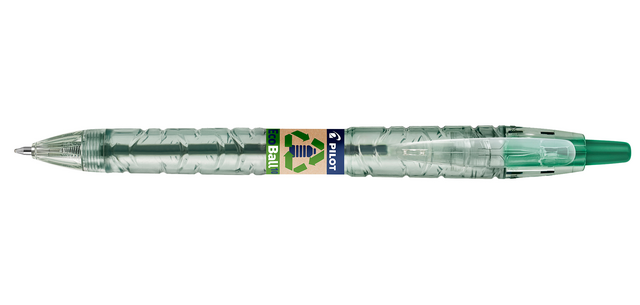 PILOT B2P Begreen EcoBall Ballpoint Pen Medium Green
