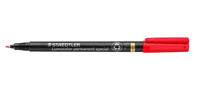 Staedtler Lumocolor 319 Special Permanent Fine Red Marker