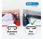 Nietmachine Rapesco Germ-Savvy Less Effort Eco antibacterieel zwart