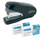 Nietmachine Rapesco Germ-Savvy Less Effort Eco antibacterieel zwart