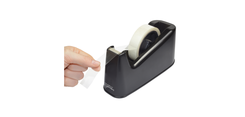 Plakbandhouder Rapesco D500 antibacterieel zwart