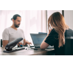 Bürohefter mit großer Kapazität ECO HD-100, schwarz
