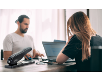 Bürohefter mit großer Kapazität ECO HD-100, schwarz