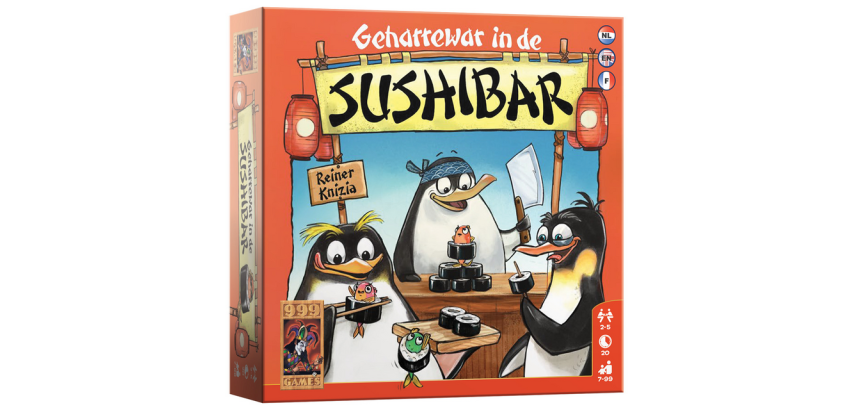 Jeu Geharrewar in de Sushibar (néerlandais)
