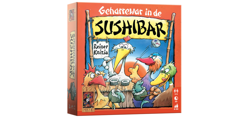 Game Geharrewar in the Sushi Bar (Dutch)