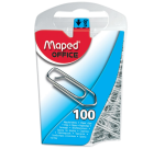 Trombone Maped Office 25mm argent 100 pièces