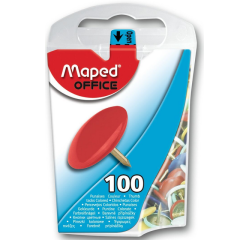 Punaises Maped kleur 100st