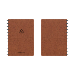 Cahier ADOC Business A4 carreau 5x5mm 144 pages 90g brun