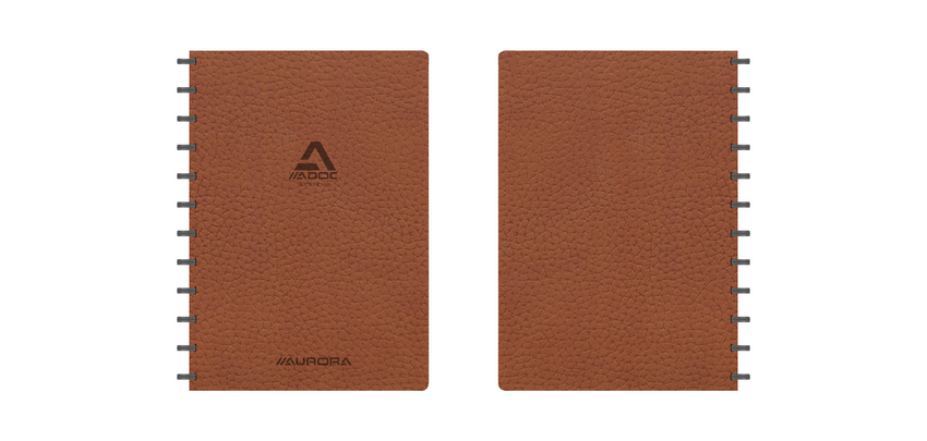 Cahier ADOC Business A4 carreau 5x5mm 144 pages 90g brun