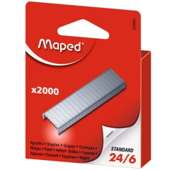 Galvanized Maped 24/6 Staples 2000 Pieces