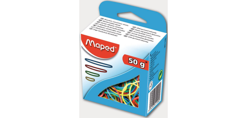 Elastiek Maped 50 gram assorti