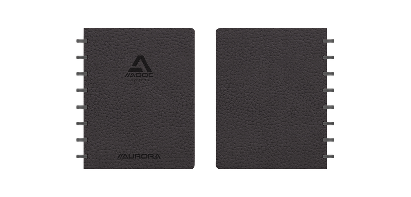 Cahier ADOC Business A5 ligné 144 pages 90g noir