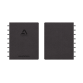 Cahier ADOC Business A5 carreau 5x5mm 144 pages 90g noir