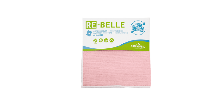 Greenspeed Re-belle microfiber cloth 40x40cm pink 5 pieces