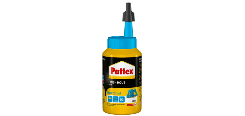 Colle à bois Pattex D3 Waterproof 250ml