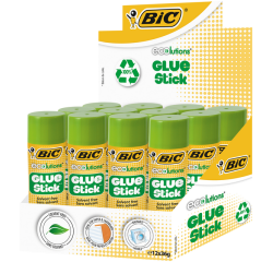 Bâton de colle BIC ECOlutions 36g 9+3 gratuits