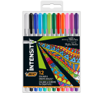 Fineliner BIC Intensity Medium assorti étui 12 couleurs