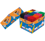 Feutre couleurs BIC Kids Visa Fin assorti boîte scolaire 288 pièces