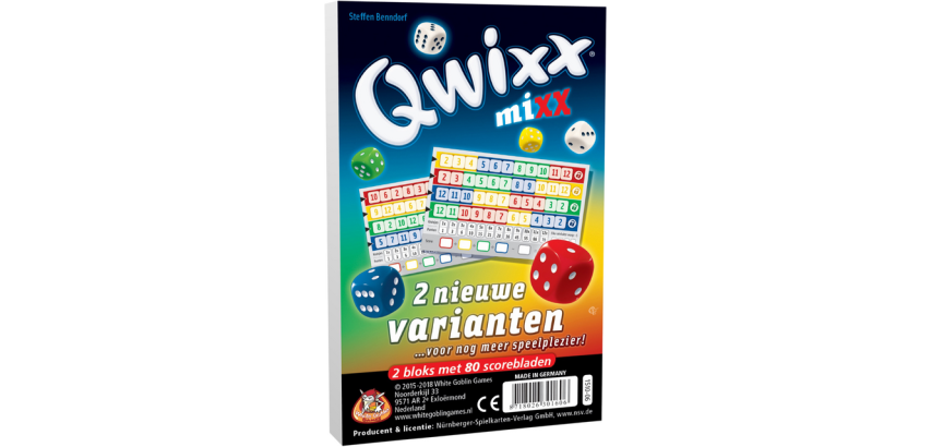 Qwixx Mixx Game