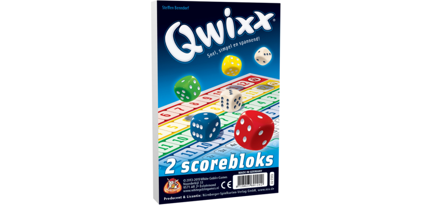 Qwixx Mixx Punkteblock (Niederländisch)