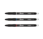 Stiftroller Sharpie S-Gel einziehbar 0,7 mm Spitze - mittlere Schreibweise - Packung mit 3