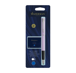 Vulpen Waterman Allure assorti pastel + inktpatronen Blauw