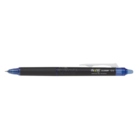 Roller PILOT FriXion Point Clicker Synergy pointe bleue 0,25mm