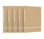Boîte à élastique Oxford Touareg A4 35mm 500g beige/blanc