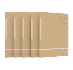 Boîte à élastique Oxford Touareg A4 35mm 500g beige/blanc