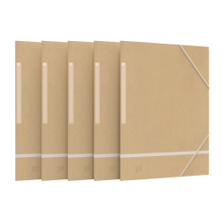 Boîte à élastique Oxford Touareg A4 35mm 500g beige/blanc