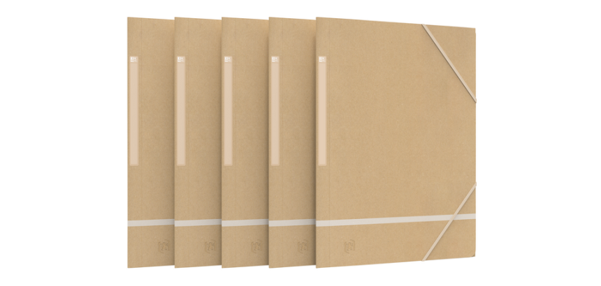 Boîte à élastique Oxford Touareg A4 35mm 500g beige/blanc